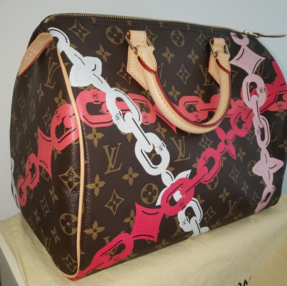 *NEW* Chains Vuitton Speedy 30